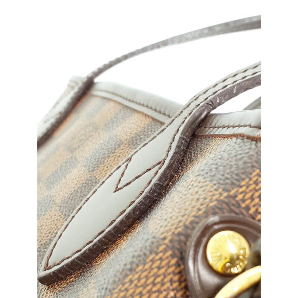 Louis Vuitton Damier Ebene Brown Neverfull Tote Bag - Picture 6 of 8